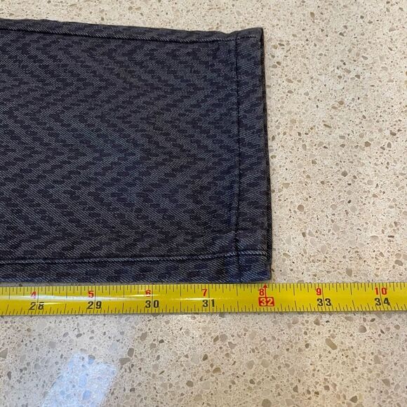 Prana Kara Skinny Jeans Womens Size 6 Gray Chevron Stretch Pockets Low Rise - Picture 13 of 13